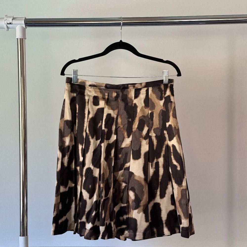 Max Mara Weekend Silk Pleated Skirt